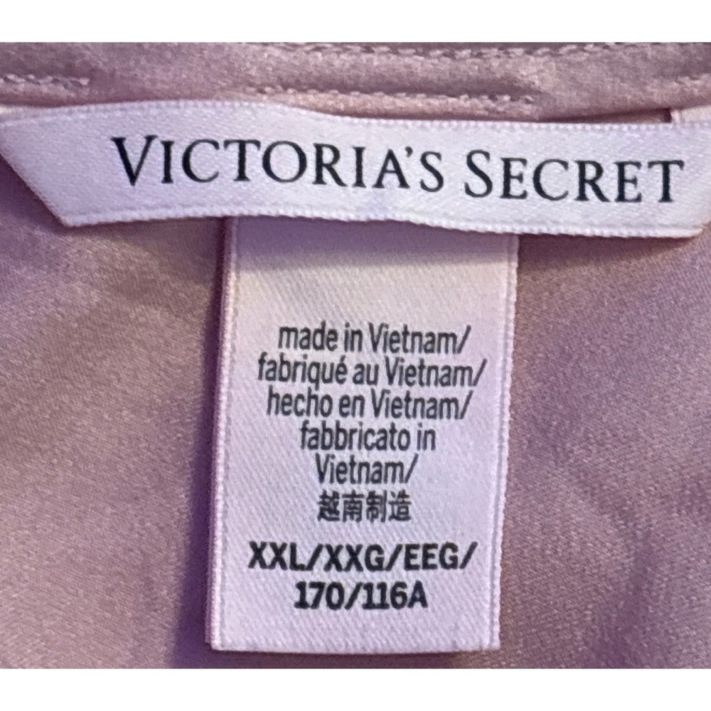 Victoria's Secret Women's Pink Satin Strappy Camisole Lingerie Top Size XXL - Picture 5 of 7